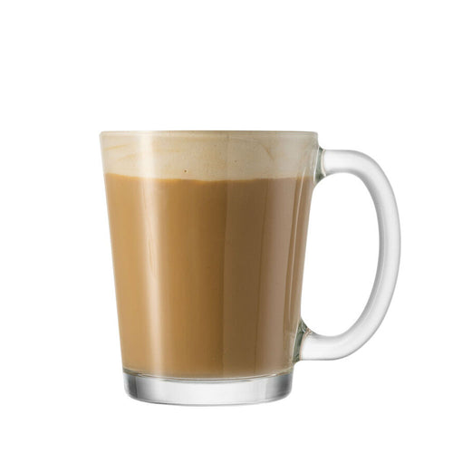 31 cl - Borgonovo Conic Mug Multiuso Con Manico - In Vetro - Set 6 Pz