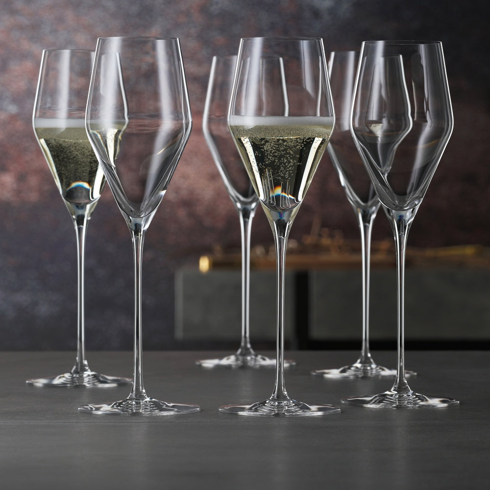 25 cl - Spiegelau Definition Calice Flute Champagne In Vetro Cristallino - Set 2 Pz