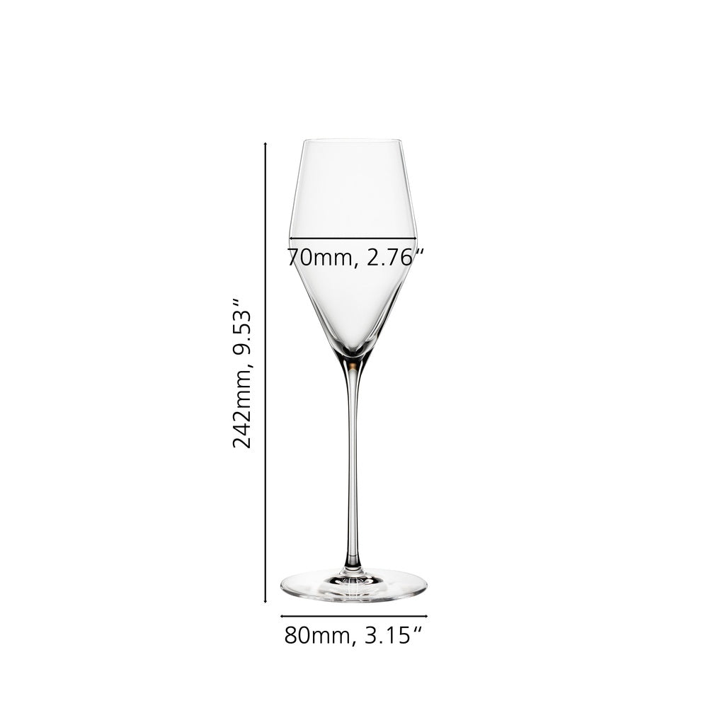 25 cl - Spiegelau Definition Calice Flute Champagne In Vetro Cristallino - Set 2 Pz