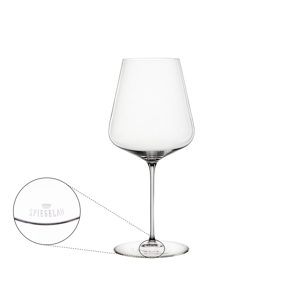 75 cl - Spiegelau Definition Calice Vino Rosso Bordeaux In Vetro Cristallino - Set 4 Pz