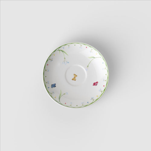 11.7 cm - Villeroy & Boch Colorful Spring Piattino Tazzina Caffè In Porcellana Premium - Set 6 Pz