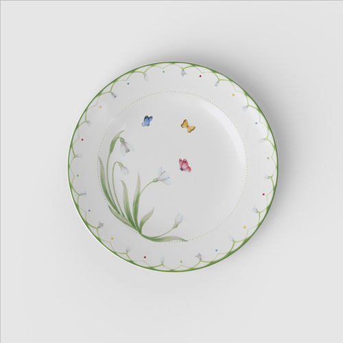 21.5 cm - Villeroy & Boch Colorful Spring Piatto Dessert In Porcellana Premium - Set 6 Pz