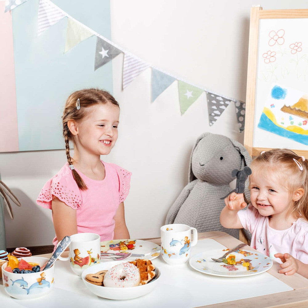 Villeroy & Boch Kiddy Bears Set Stoviglie Bambini In Porcellana - Set 3 Pz