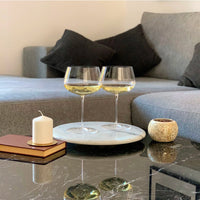 75 cl - Nude Vertigo Stem Zero Calice Vino Bianco In Vetro Cristallino Set 2 Pz