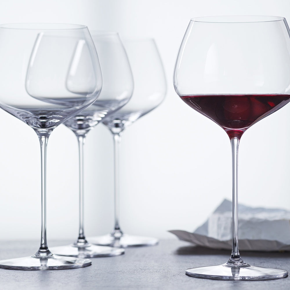 77 cl - Spiegelau Willsberger Anniversary Calice Vino Rosso Burgundy In Vetro Cristallino - Set 4 Pz