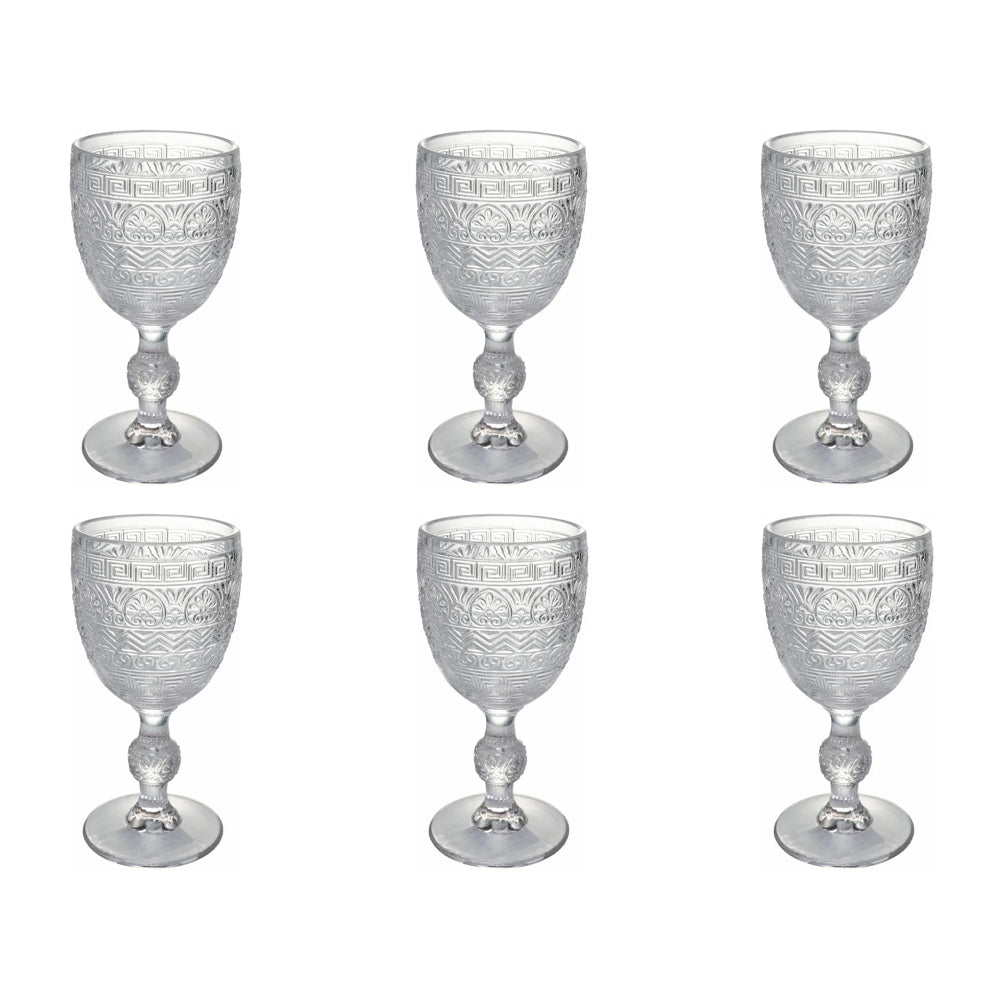 23 5 Cl Villa D Este Mexico Calice Acqua In Vetro Set 6 Pezzi