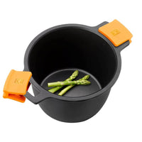 Efficient Cast Aluminum Pot with Lid
