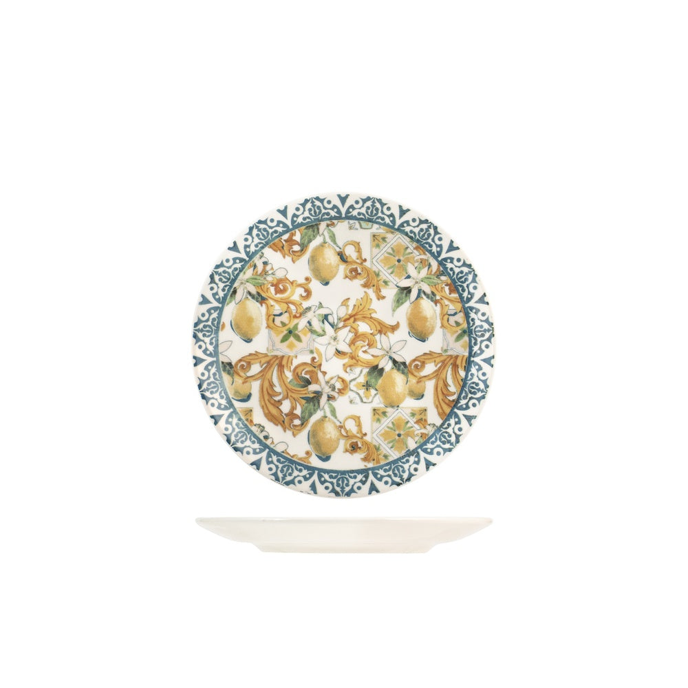H&H Coupe Sicily Servizio Piatti In Stoneware - Set 18 Pz