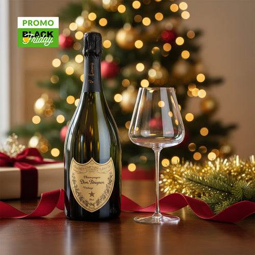 Flöten-Gläserset + Dom Pérignon