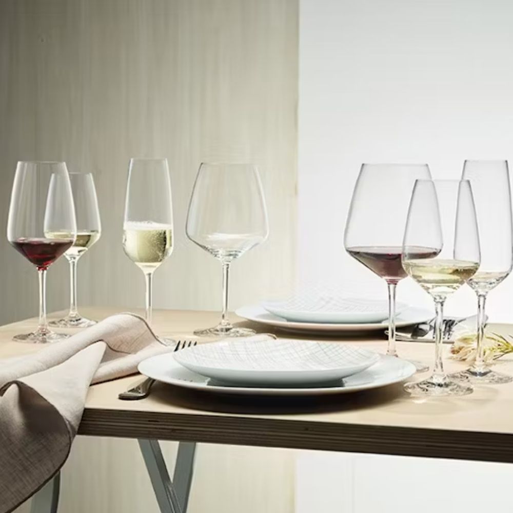 39.3 cl - Passion Calice Vino Bianco In Vetro - Set 6 Pz