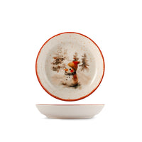 H&H Nordic Santa Express Servizio Piatti In Stoneware Set 18 Pz