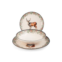 Montana Service de Table Décoré En Grès Set de 18