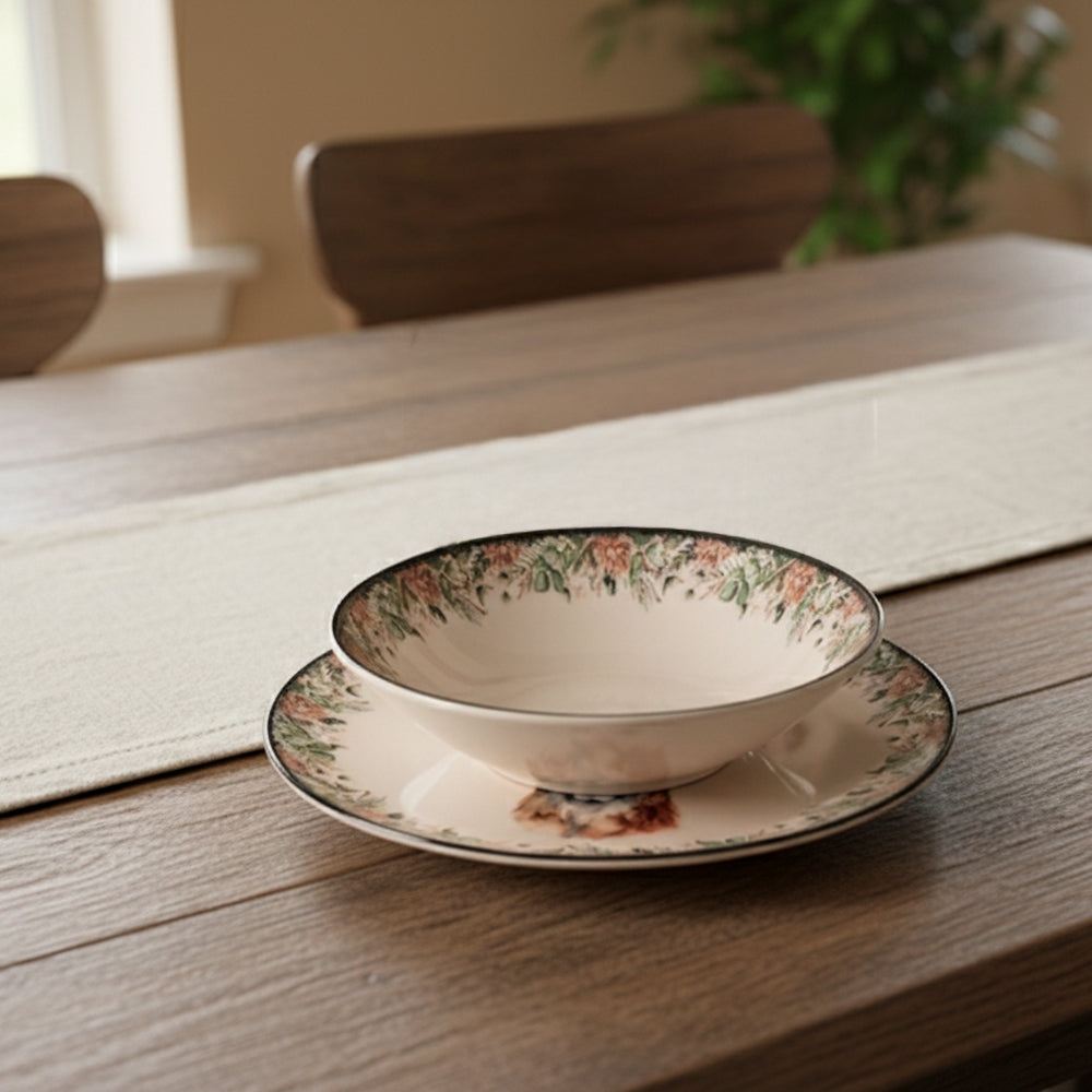 Montana Service de Table Décoré En Grès Set de 18