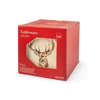 Montana Service de Table Décoré En Grès Set de 18