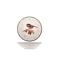 H&H Coupe Wild Spirits Servizio Piatti Con Decoro Natalizio In Stoneware Set 18 Pz