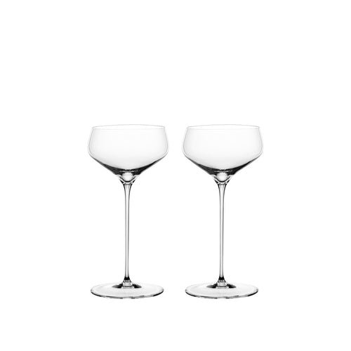 23.8 cl - Spiegelau Hi-Lite Calice Cocktail Coupette In Vetro - Set 2 Pz