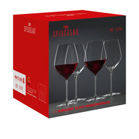 73.4 cl - Spiegelau Hi-Lite Calice Vino Burgundy In Vetro - Set 4 Pz