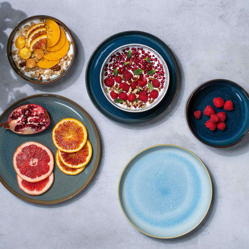 Villeroy & Boch Crafted Denim Servizio Tavola In Porcellana Set 4 Pz