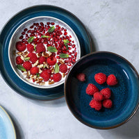 Villeroy & Boch Crafted Denim Servizio Tavola In Porcellana Set 4 Pz