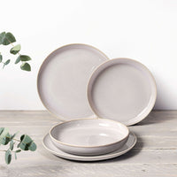 Villeroy & Boch Crafted Cotton Servizio Tavola In Porcellana Set 4 Pz