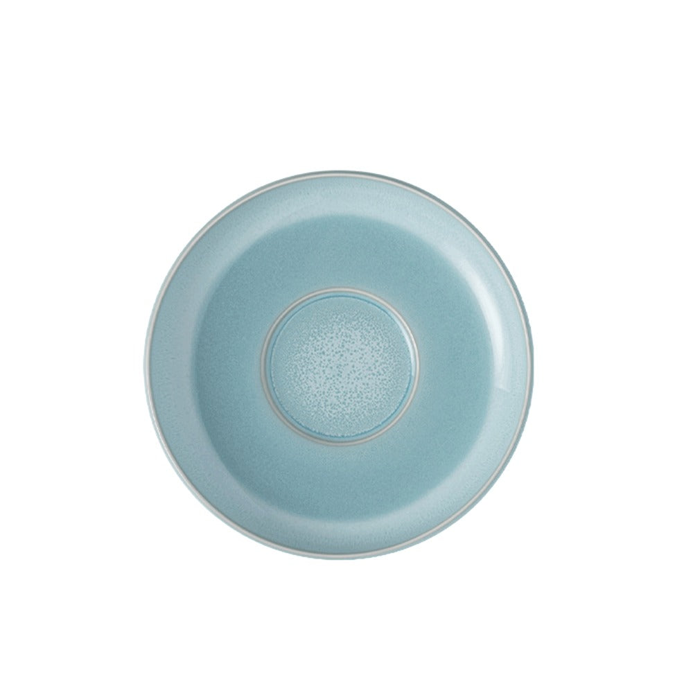 16.1 cm - Villeroy & Boch Perlemor Aqua Piattino Tazzina Caffè In Porcellana Premium - Set 6 Pz