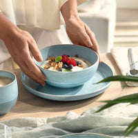 55 cl - Villeroy & Boch Perlemor Aqua Ciotola Cereali In Porcellana Premium - Set 4 Pz