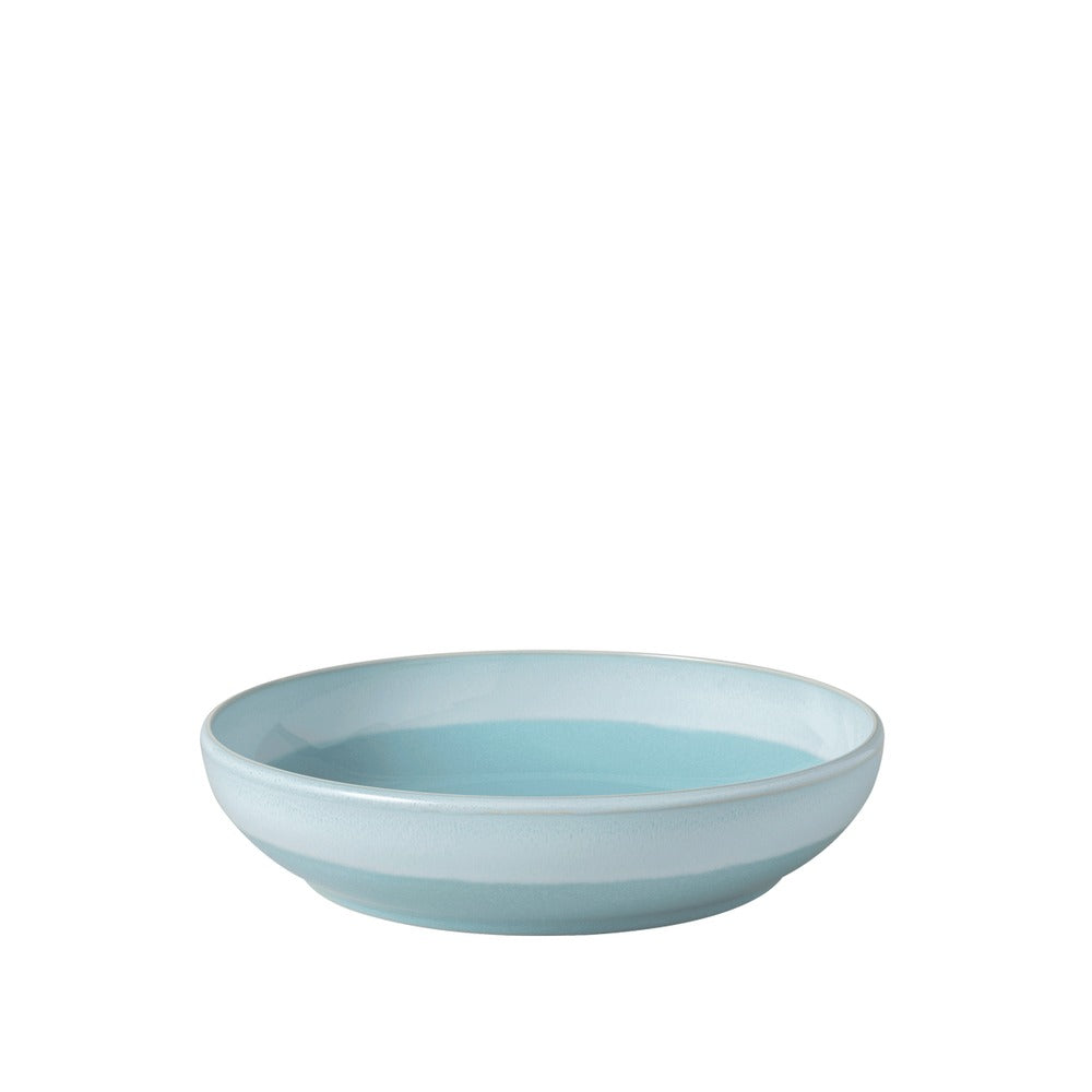 65 cl - Villeroy & Boch Perlemor Aqua Piatto Pasta In Porcellana Premium - Set 6 Pz