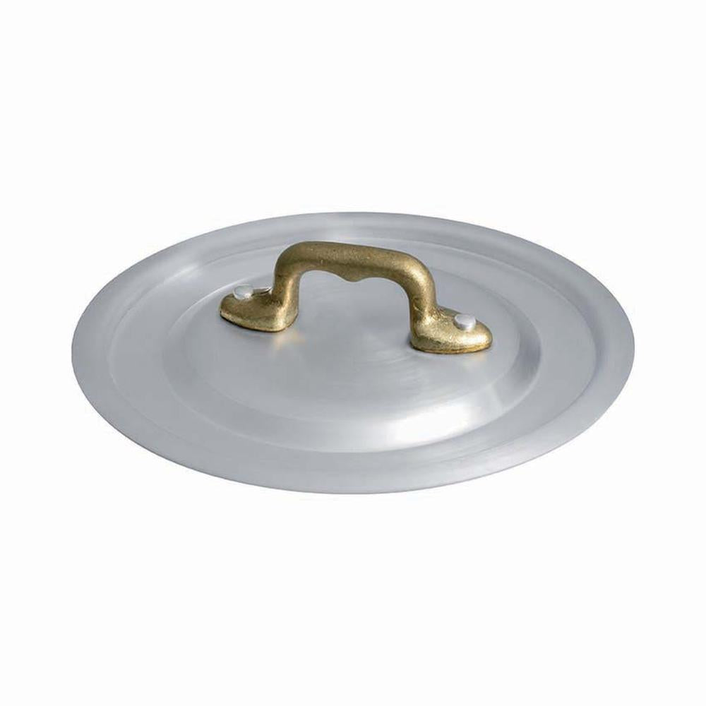Agnelli 1932 Coperchio In Alluminio Con Manico In Ottone