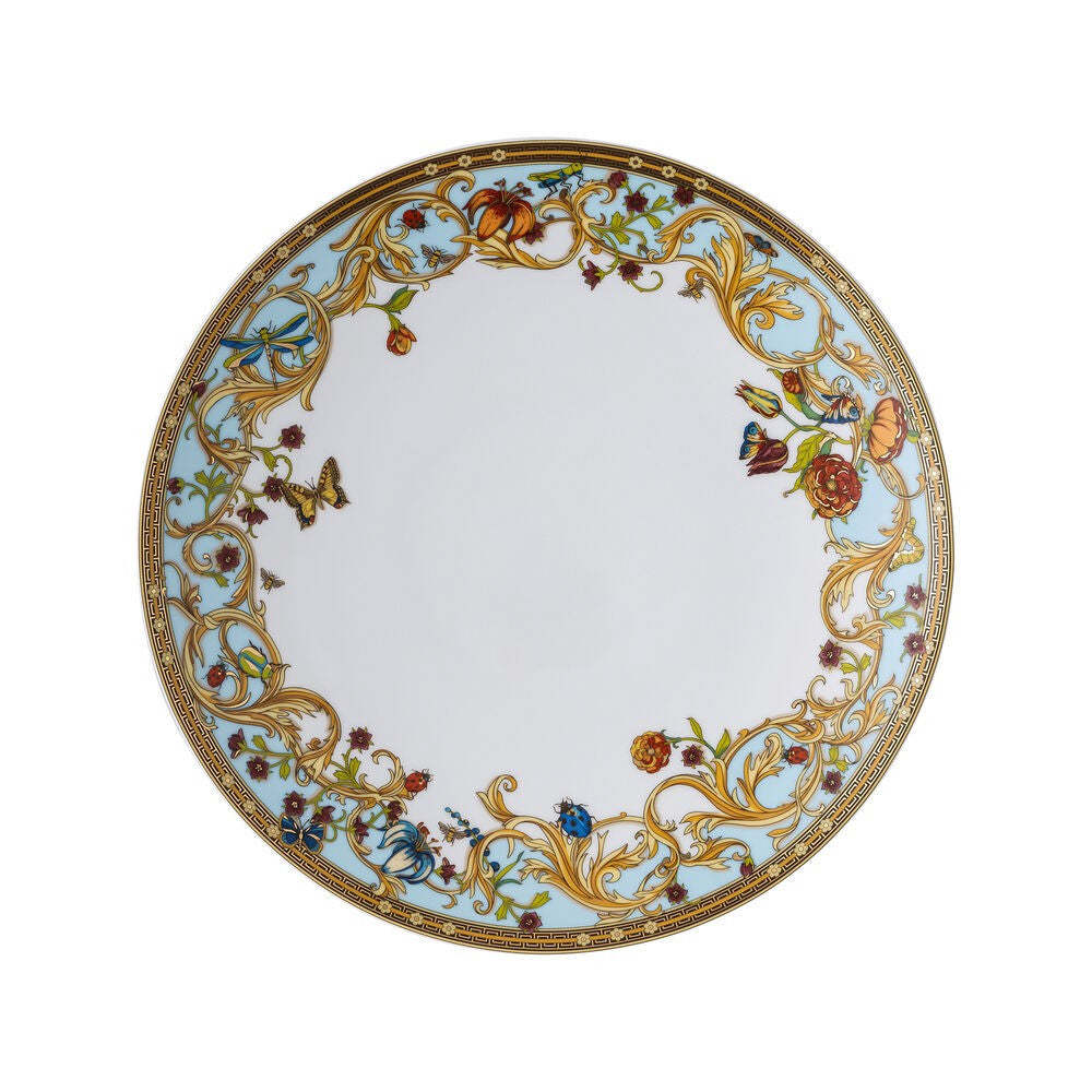 28.1 cm - Versace Le Jardin de Versace Piatto Piano Gourmet In Porcellana