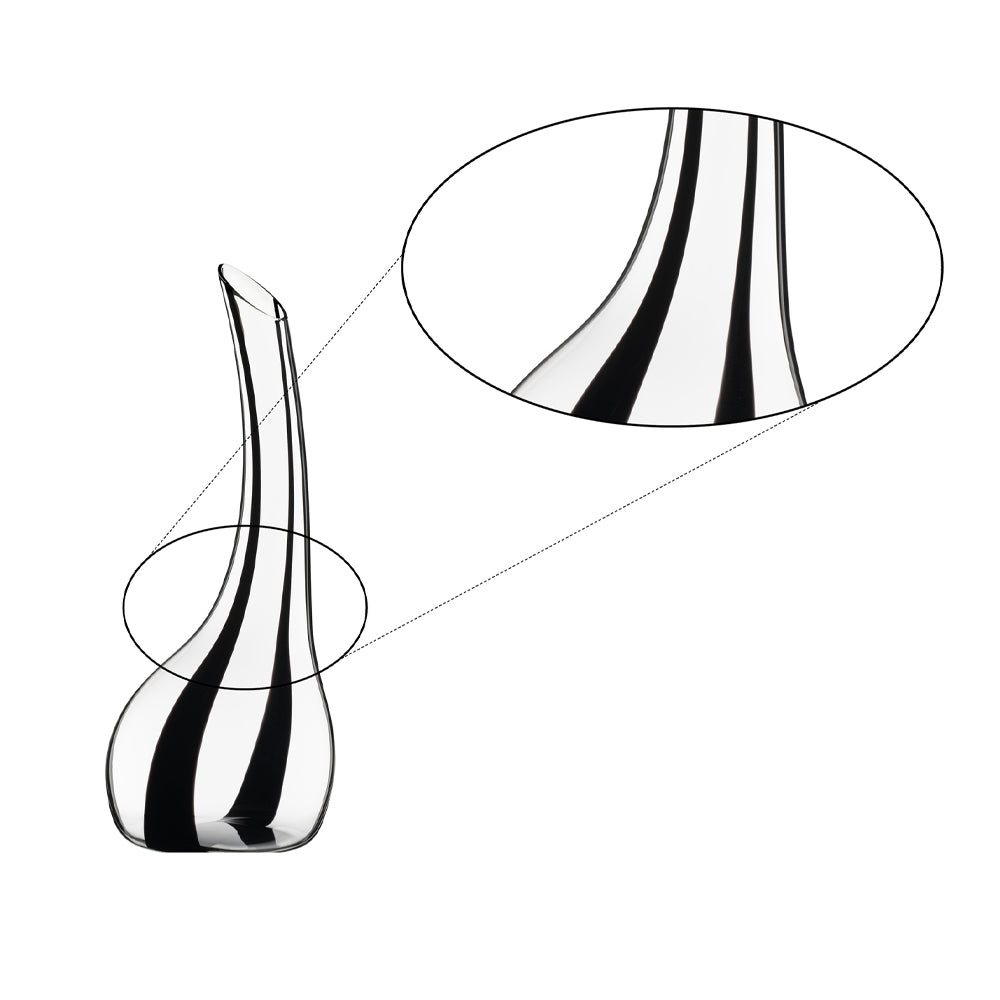 120 cl - Cornetto Decanter in Vetro