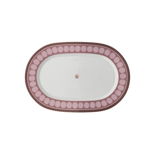 40.1 x 26.8 cm - Swarovski x Rosenthal Signum Piatto Portata In Porcellana