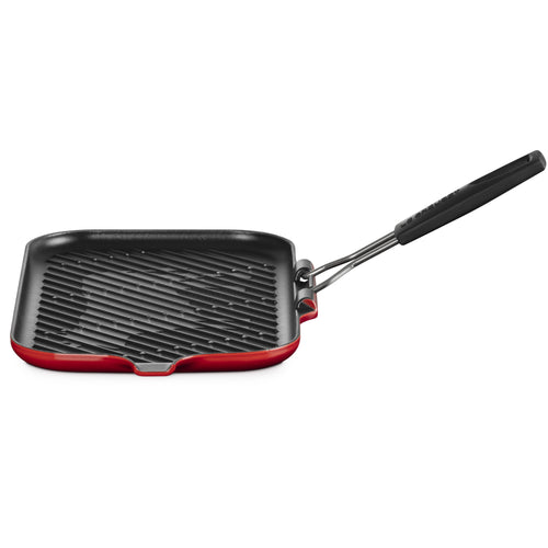 36x36 cm - Le Creuset Grill Bistecchiera Rettangolare In Ghisa