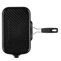 36x36 cm - Le Creuset Grill Bistecchiera Rettangolare In Ghisa