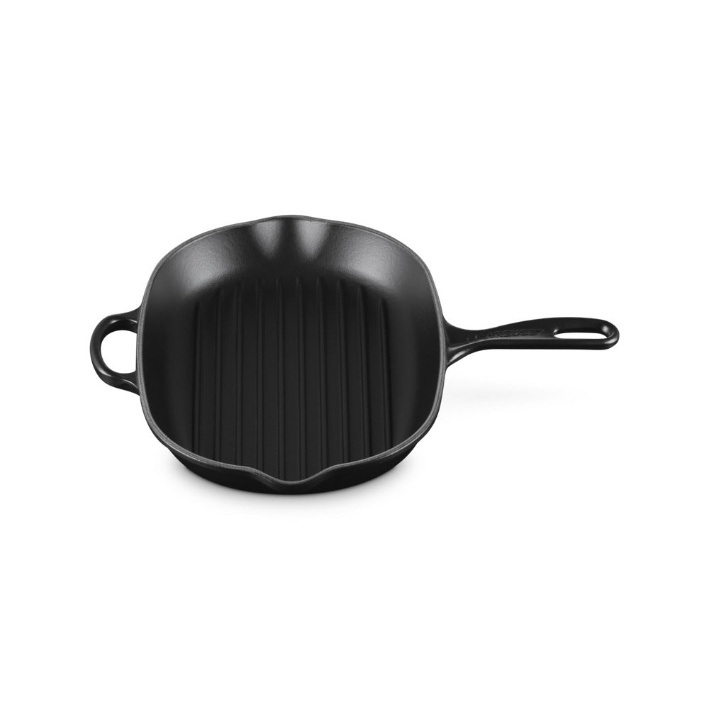 32 cm - Le Creuset Evolution Skillet Bistecchiera Ovale In Ghisa Vetrificata