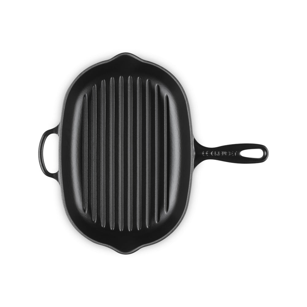 32 cm - Le Creuset Evolution Skillet Bistecchiera Ovale In Ghisa Vetrificata