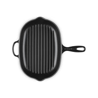 32 cm - Le Creuset Evolution Skillet Bistecchiera Ovale In Ghisa Vetrificata