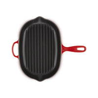 32 cm - Le Creuset Evolution Skillet Bistecchiera Ovale In Ghisa Vetrificata