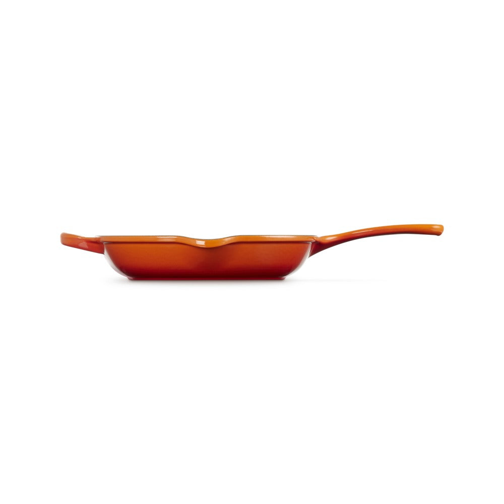 32 cm - Le Creuset Evolution Skillet Bistecchiera Ovale In Ghisa Vetrificata