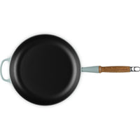 28 cm - Le Creuset Evolution Padella Bassa In Ghisa Vetrificata Con Manico In Legno