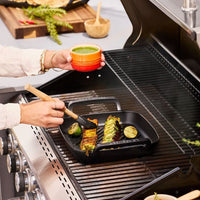26x26 cm - Le Creuset BBQ Outdoor Grill Quadrato In Ghisa