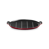 47x25cm - Le Creuset Tradition Grill Rettangolare Extralarge In Ghisa Vetrificata