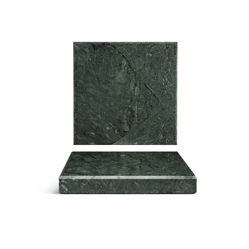 13x13 cm - Essentia Marble Piatto Presentazione Quadrato In Marmo