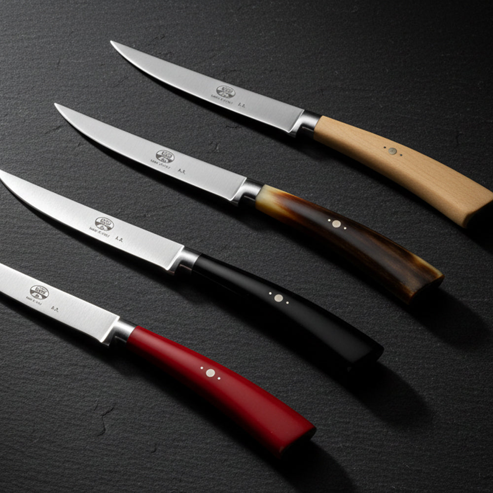 11.2 cm - Coltellerie Berti Plenum Coltello Bistecca Forgiato In Acciaio Inox Set 6 Pz