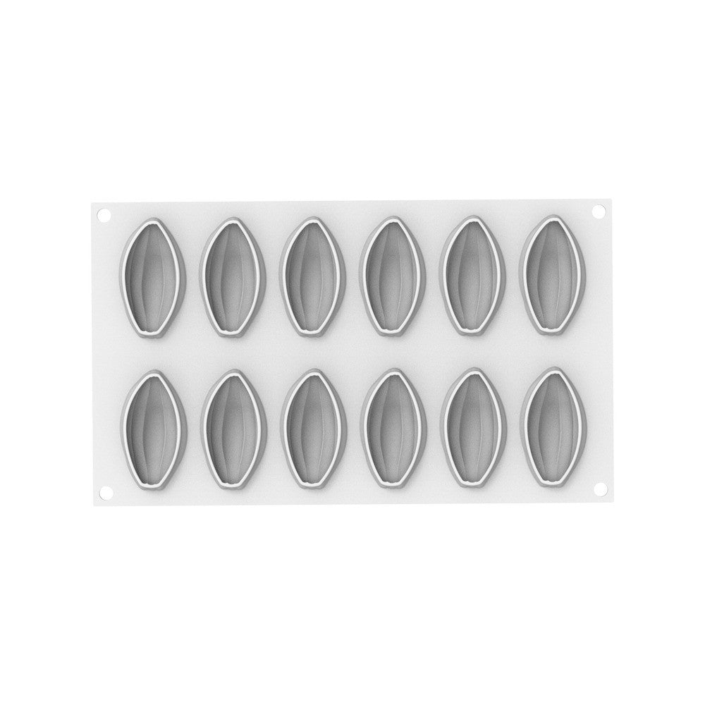 12 Forme - Silikomart Cacao 30 Stampo Dolci Frutta Realistica In Silicone Cutter Incluso