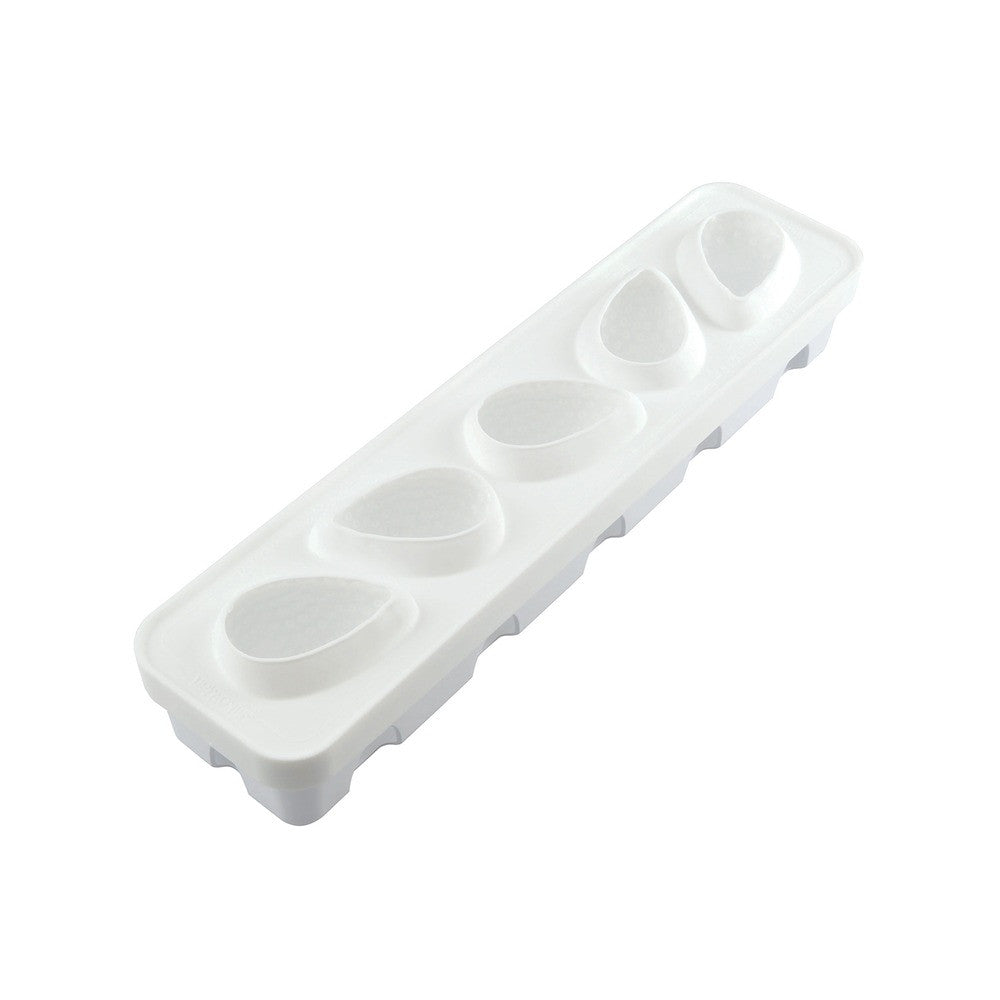 5 Forme - Silikomart Fragola 120 Stampo Dolci Frutta Realistica In Silicone Cutter Incluso