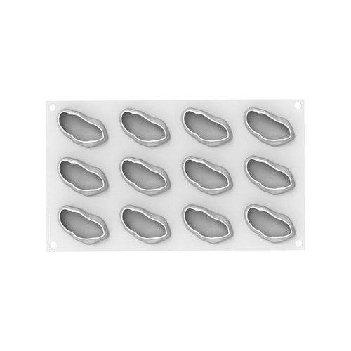12 Forme - Silikomart Pistacchio 30 Stampo Dolci Frutta Realistica In Silicone Cutter Incluso