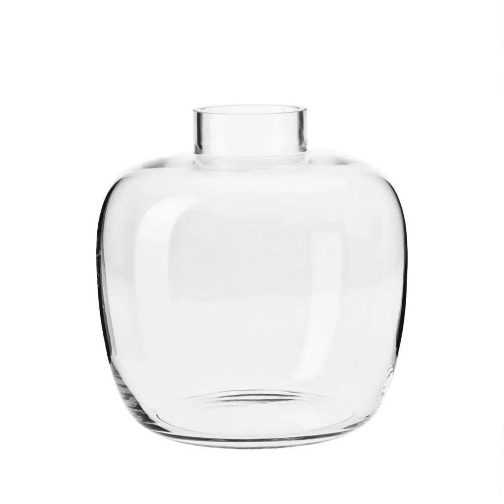 28 cm - Krosno Latitude Vaso Bombato In Vetro Sonoro