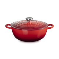 26 cm - Le Creuset Evolution Marmitta Casseruola Rotonda In Ghisa Vetrificata
