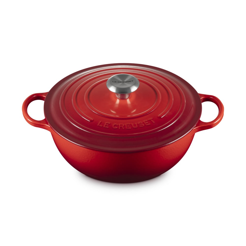 26 cm - Le Creuset Evolution Marmitta Casseruola Rotonda In Ghisa Vetrificata