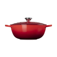 26 cm - Le Creuset Evolution Marmitta Casseruola Rotonda In Ghisa Vetrificata